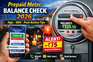 Bijli Babu 68 Prepaid Meter Balance Check 2026: मोबाइल से स्मार्ट मीटर बैलेंस कैसे देखें