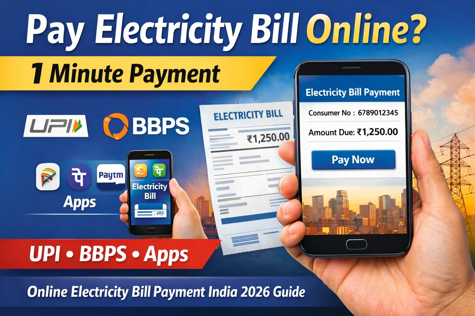Online Electricity Bill Payment 2026: Pay Any State Electricity Bill in 1 Minute 1 execute an online electricity bill payment securely using APIs 2026