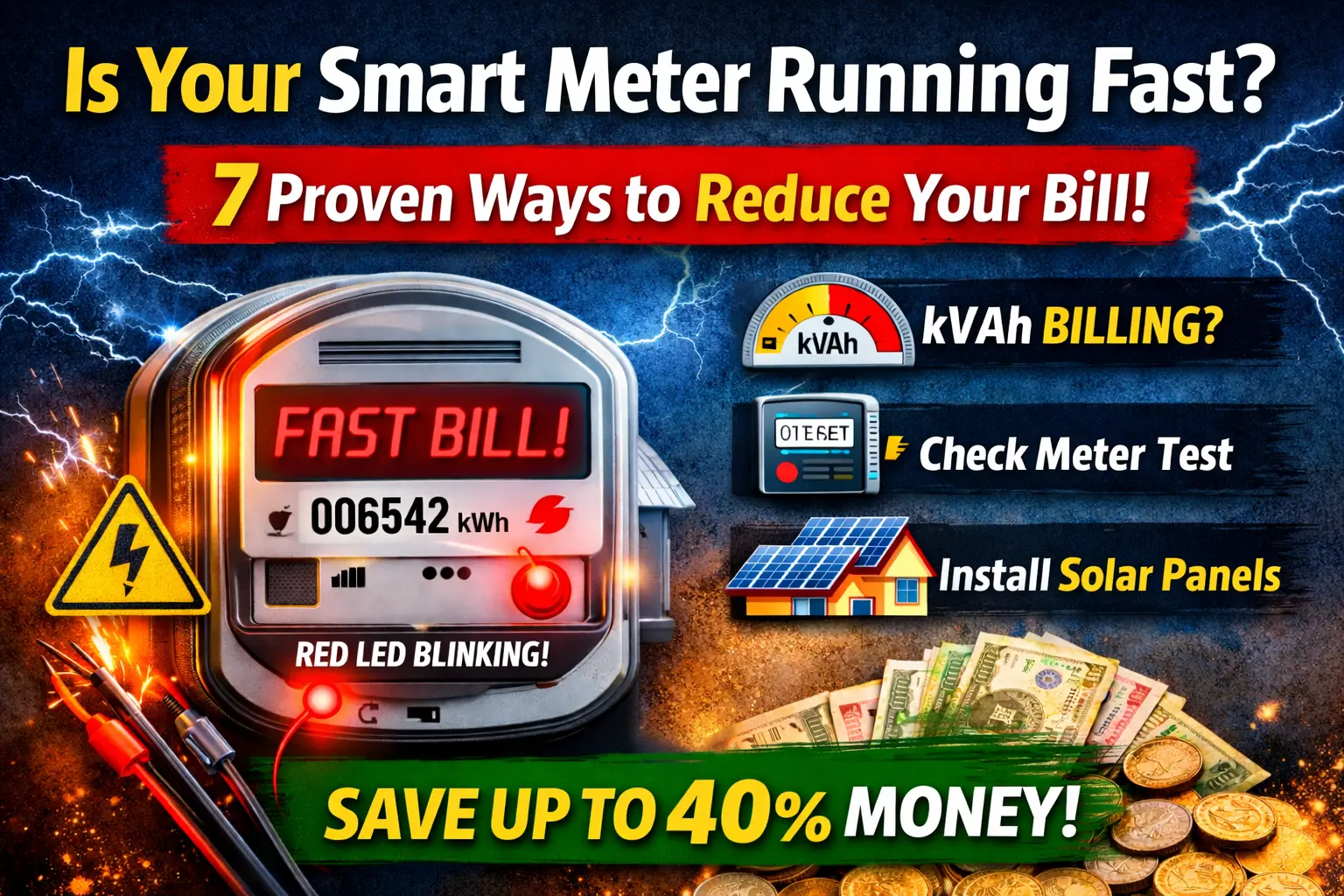स्मार्ट मीटर तेज़ चल रहा है 2026 समाधान
